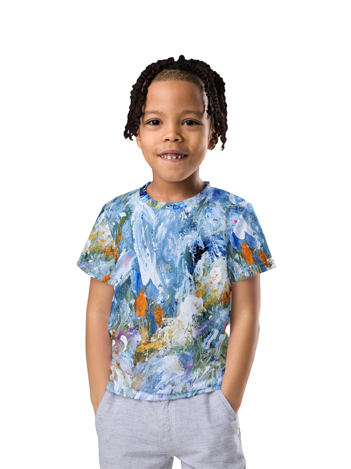 GIVING COSMOS | youth t-shirt featuring original abstract art