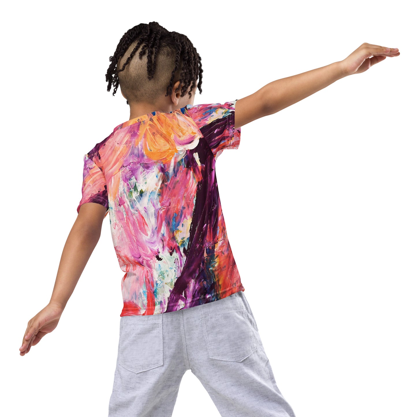 MESSY & REAL | youth t-shirt featuring original abstract art