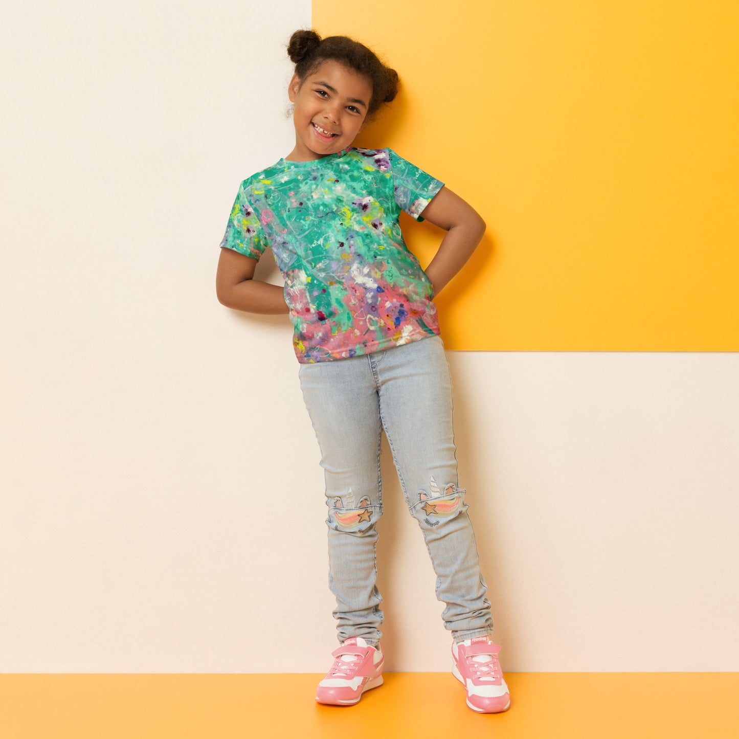 METEORIC MOOD | youth t-shirt featuring original abstract art