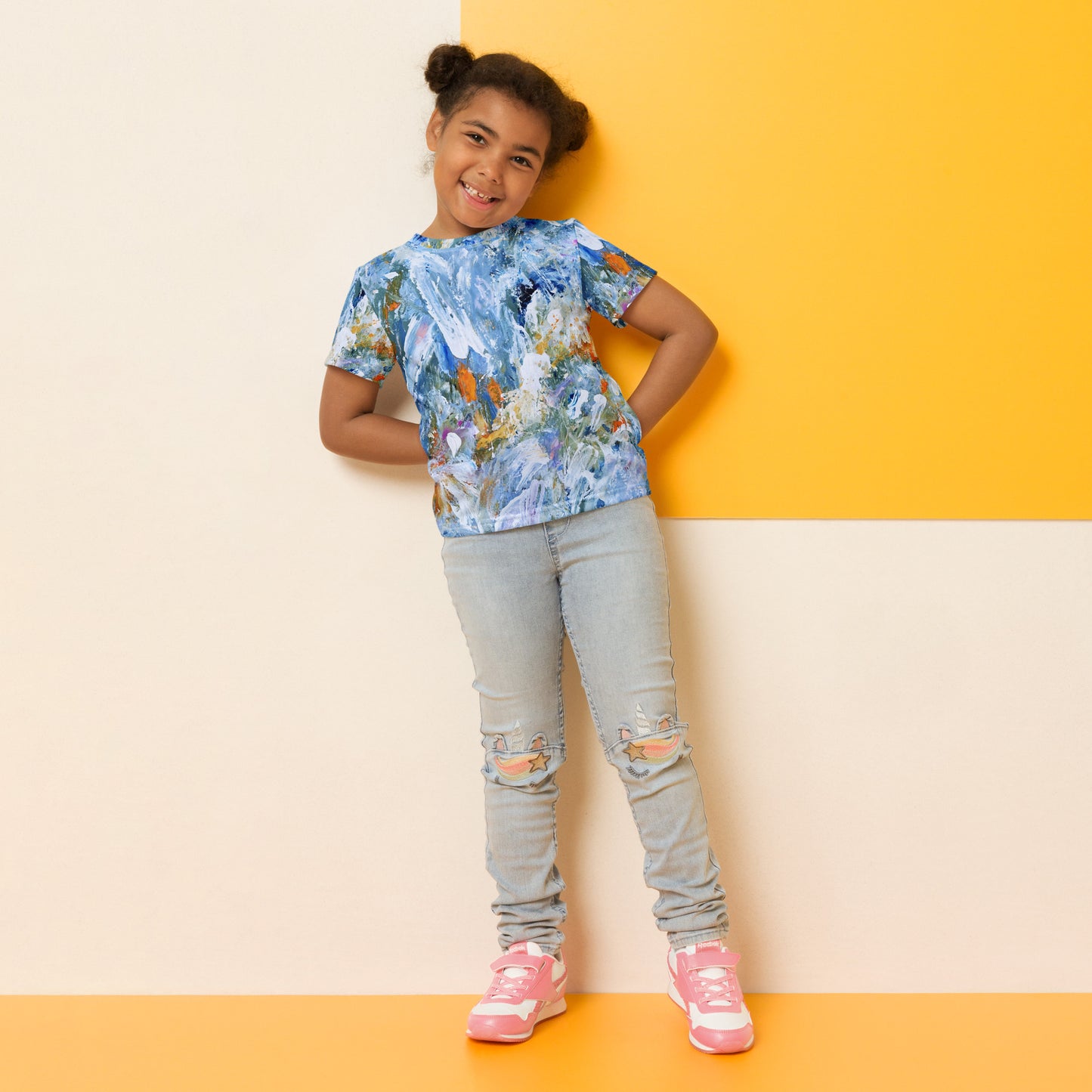 GIVING COSMOS | youth t-shirt featuring original abstract art