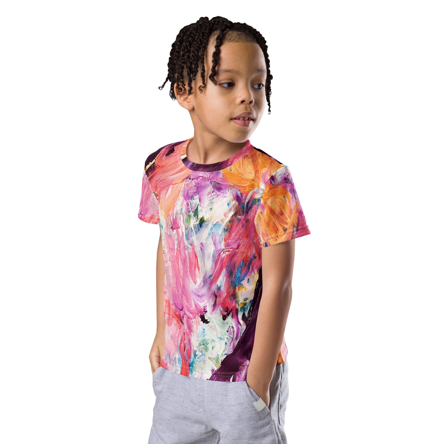 MESSY & REAL | youth t-shirt featuring original abstract art